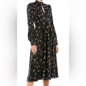 Ieena for Macduggal MIDI Floral Dress